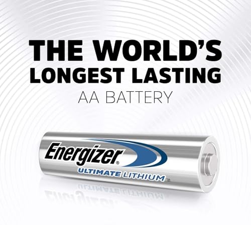 Energizer Ultimate Lithium Pack - 10 Piles AA L91 Longue Durée pour Équipements à Haute Consommation - Plus Légers et 20