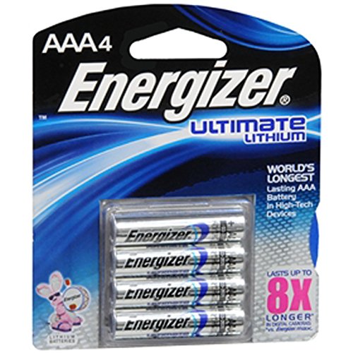 Énergiseur AAA Lithium 4 Pièces - Durabilité Supérieure - Appareils Électroniques - Stock de Réserve - Haute Puissance -