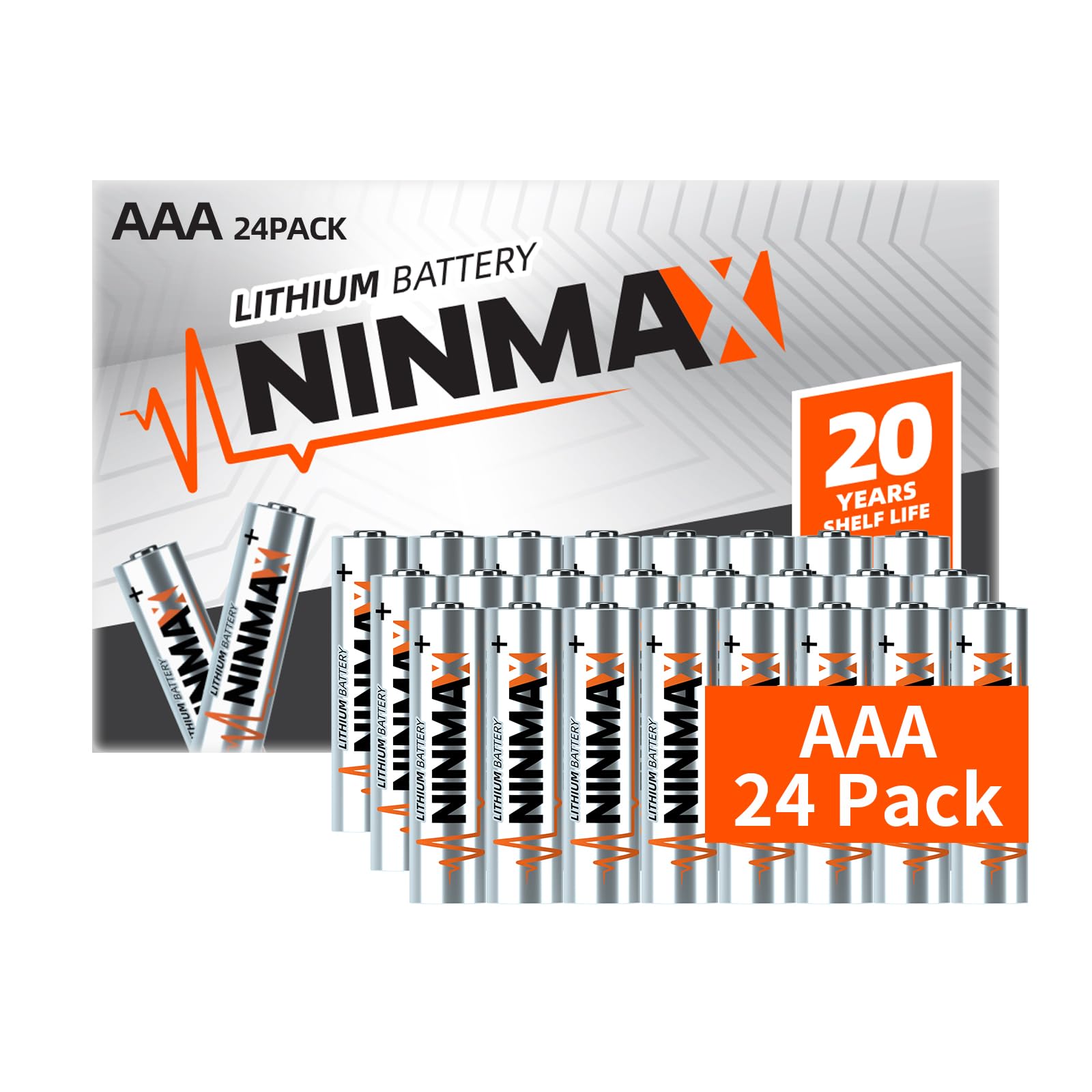 /title:NINMAX Piles AAA Lithium 1,5 V 1350 mAh Non Rechargeables pour High Tech Devices - Lot de 24 - Meilleures ventes/